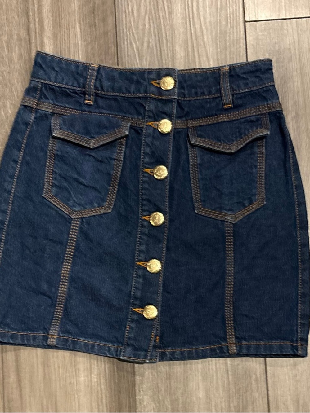 Farm Rio Denim Skirt - Picture 2 of 4